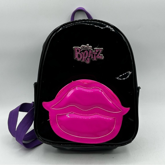 BRATZ Mini Backpack Small Bag Purse Y2K Retro Bratz Dolls Patent Leather - Picture 1 of 10
